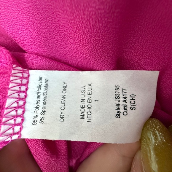 Shop The‎ Mint Pink Ruffle Neck Sleeveless Jumpsuit Size S - Picture 4 of 4